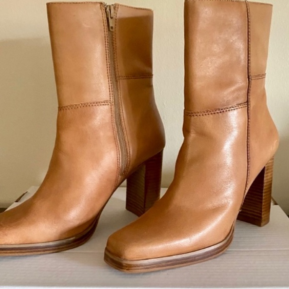 New Vintage Retro Early Y2K candies Square toe platform boots - Picture 1 of 2
